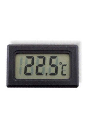 Thermomètre numérique, noir, -50°C— +110°C