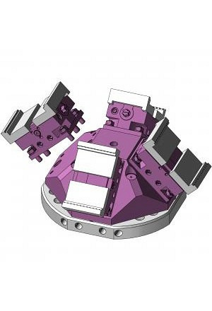 5AXMCZ100-45-4 - Bloc de serrage central 5axes 45°